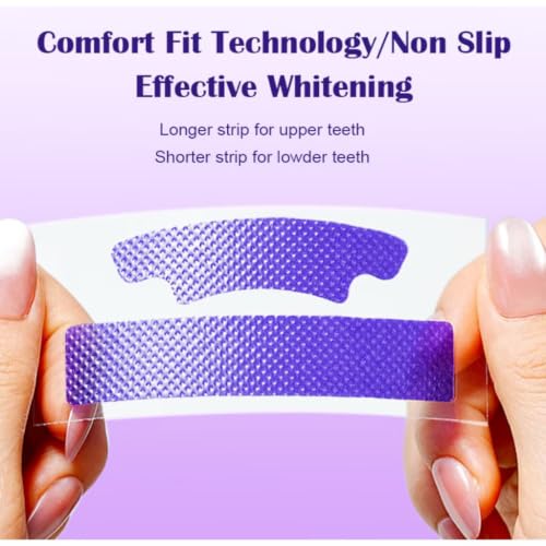 Teeth whitening Strips, Pap Formula Purple Whitening, Gentle Formula 2 Count (Pack of 28)