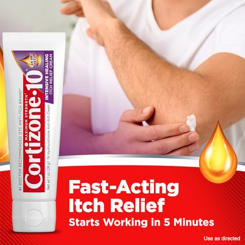 Cortizone-10 Max Strength Intensive Healing Itch Relief Cream, 1 oz.