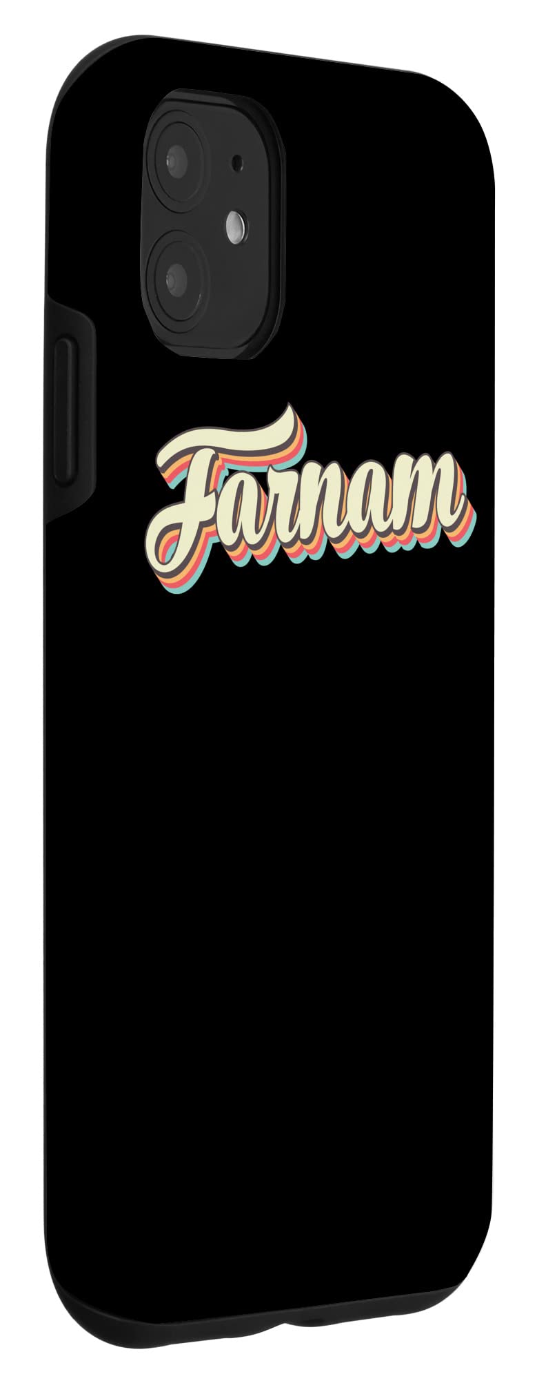 iPhone 11 Farnam TShirt Retro Art Baseball Font Vintage Case iPhone 11 - BeesActive Australia