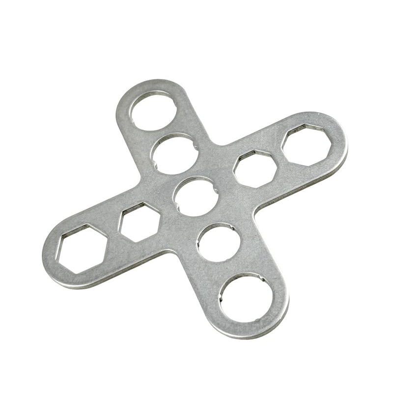 Dental Turbine Handpiece Wrench, Dental Remove Back Cover Wrench for Dental Turbine Handpiece Implant Motor Spanner Tool Cartridge Rotor Repair Tool (C Style) C Style