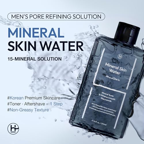 Aftershave for Men, Hydrating Toner, Soothing, Oil Control