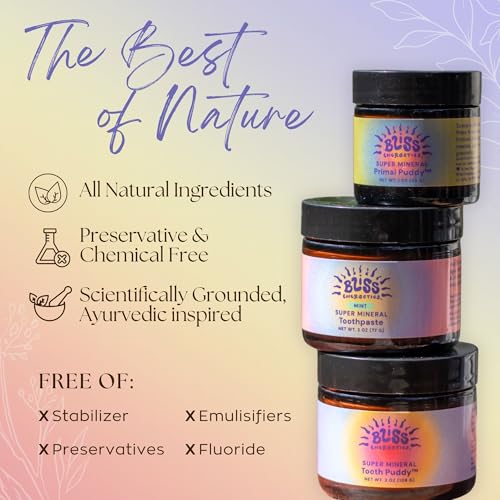 Bliss Energetics Remineralizing Tooth Puddy | Fluoride-Free with Hydroxyapatite | Remineralization | All Natural Ingredients & Preservative Free | Mineral-Rich Spot Treatment 1oz 1 Ounce (Pack of 1)