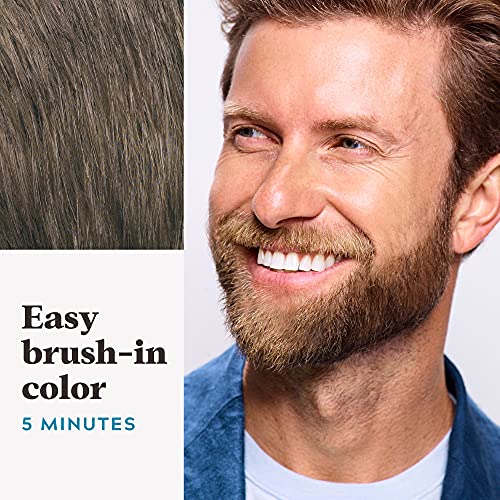 JUST FOR MEN Mustache & Beard Dye, Keratin, Medium Brown M-35 (3 Pack) 1 Count (Pack of 3)