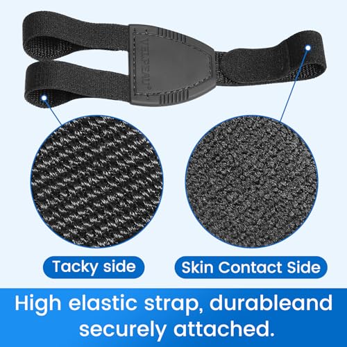 Velpeau Replaceable Strap for CMC Thumb Brace, Semi-Elastic Webbing Strap, Non-slip, Soft and Skin Friendly, Latex Free, Without Limiting Hand Function, Fits Both Hands (Black, Medium)