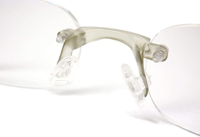 Meigan Library Compact Ultra-Lightweight TR90 Frames Rimless Glasses Senior Glasses Reading Glasses for Men Gentleman's Glasses - BeesActive Australia