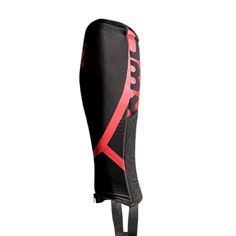 UNBROKENSHOP Shin Sleeves Pro Red 7mm Neoprene, Weightlifting, Deadlift, Rope Climb, Box Jumps for Men and Women, Single Large-X-Large