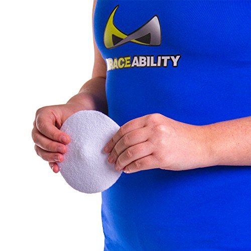 BraceAbility Abdominal Stomach Binder + Hernia Belt Replacement Pad Bundle - Post-Surgery Compression for Tummy Tuck, Hysterectomy Recovery - Includes Silicone Pad Cover (XL 9”)