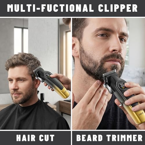 VGR 196 Professional Hair Clippers for Men with 7000 RPM Motor, Gold