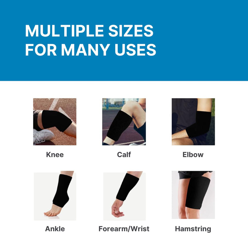 NatraCure Cold Therapy Compression Sleeve for Injuries & Pain Relief - Reusable Ice Sleeve for Arm, Forearm, Elbow, Wrist - Ice Sleeve Pack Wrap for Leg, Shin, Calf, Ankle, Foot - SM Small (Pack of 1) - BeesActive Australia