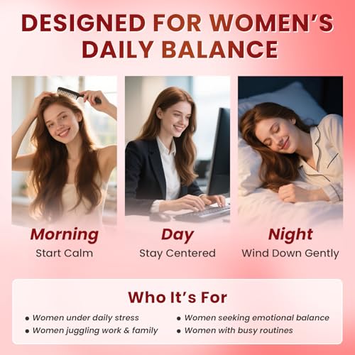 Cortisol Supplements for Women, Mood, Calm, Stress Balance, Hormone Harmony Cranberry 2 Fl Oz (Pack of 2)