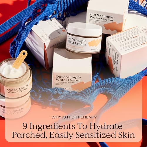 KraveBeauty Oat So Simple Water Cream for Dry, Sensitive Skin, 80 mL 2.71 Ounce (Pack of 1)