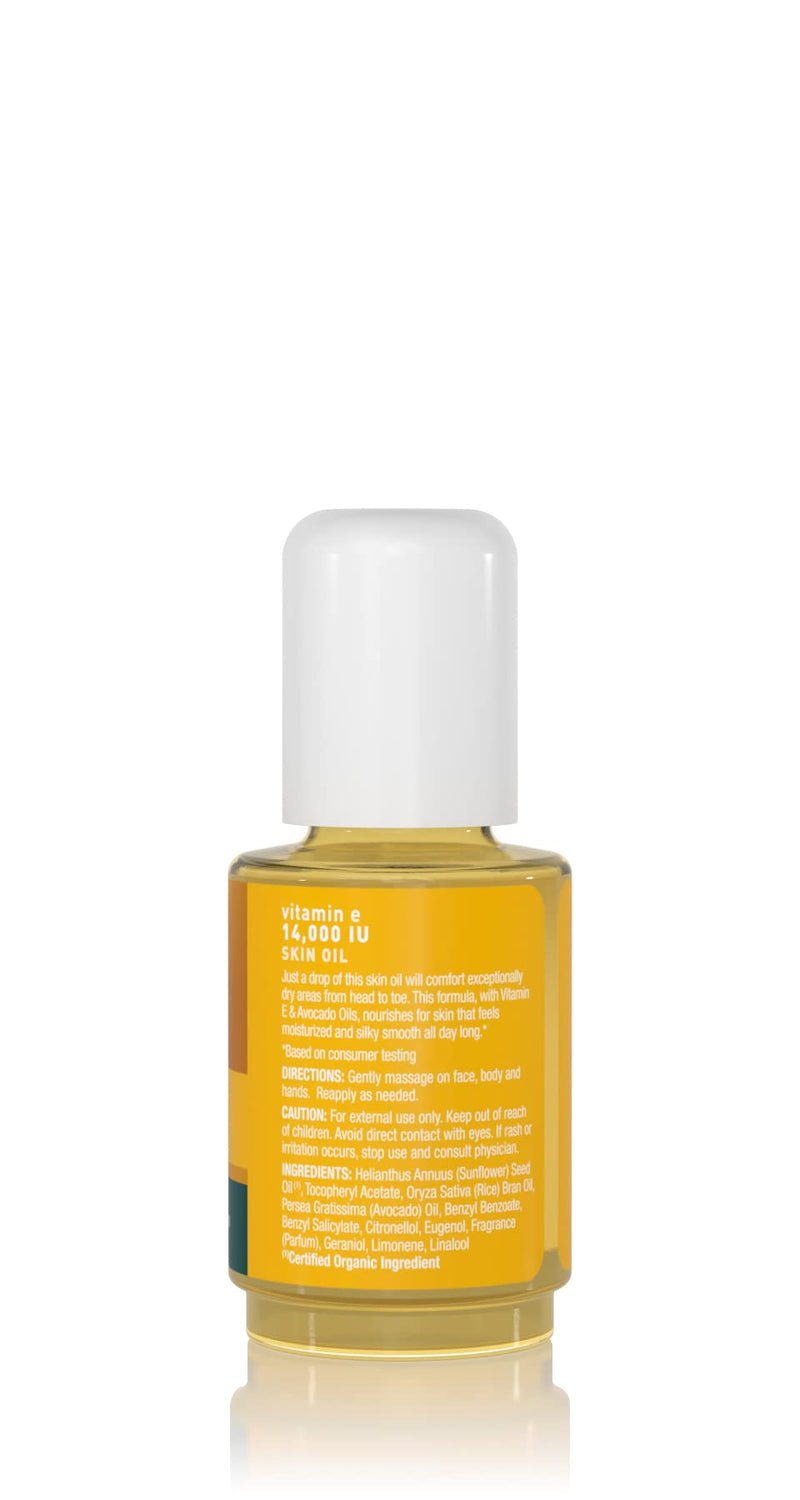 JASON Vitamin E 14,000 IU Moisturizing Oil, For Nourishing Dry Spots, 1 Fluid Ounces (Pack of 2) 8 Fl Oz (Pack of 2) 14000 IU Skin Oil