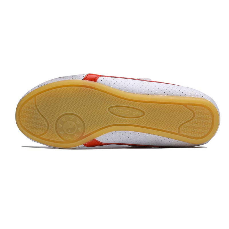 MSMAX Martial Arts Shoes Kids Kung Fu Tai Chi Shoes Women Taekwondo Boxing Shoes for Men 9.5 White