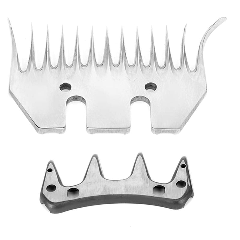 Sheep Shearing Knife, High Strength Stainless Steel Shearing Knife with Swivel Blade, Goat Shearing Knife, Replacement for Shearing Blade (13 Tooth Curved Blade (+ Swing Blade)) 13 Tooth Curved Blade (+ Swing Blade) - BeesActive Australia