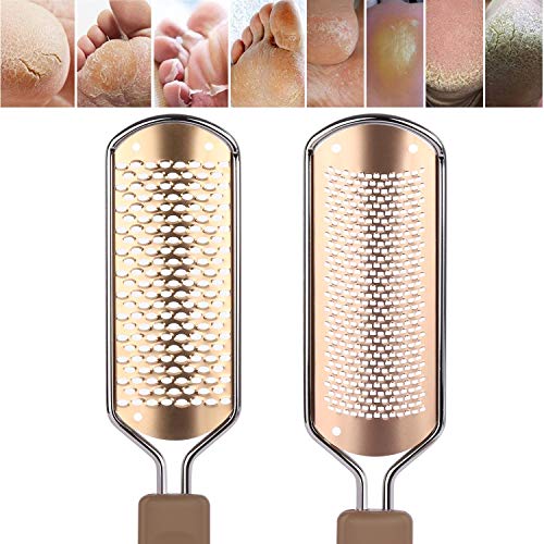 2 Pack Foot File Callus Remover Rasp Feet Scrubber for Dead Skin 2 Count (Pack of 1)