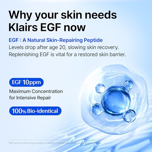 DearKlairs EGF Serum - Blue Youth Activating Drop, 1.69 Fl Oz 1.69 Fl Oz (Pack of 1)