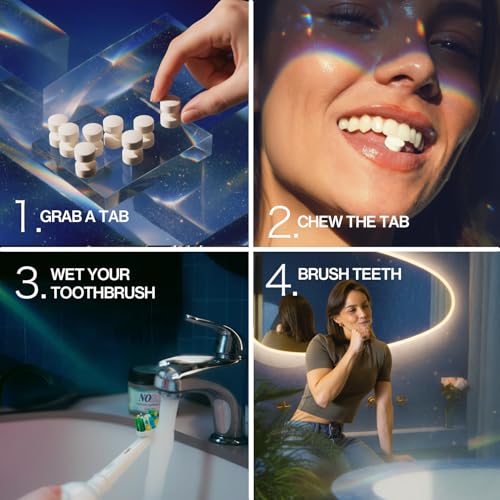 NOBS (No Bad Stuff) Toothpaste Tablets (3 Month) & NOBS Jr Bundle - Nano Hydroxyapatite, Fluoride Free, Eco & Travel Friendly - Remineralize with NHA