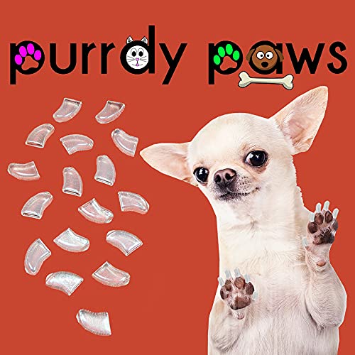 40-Pack Soft Nail Caps for Dogs Claws Clear XXL - BeesActive Australia
