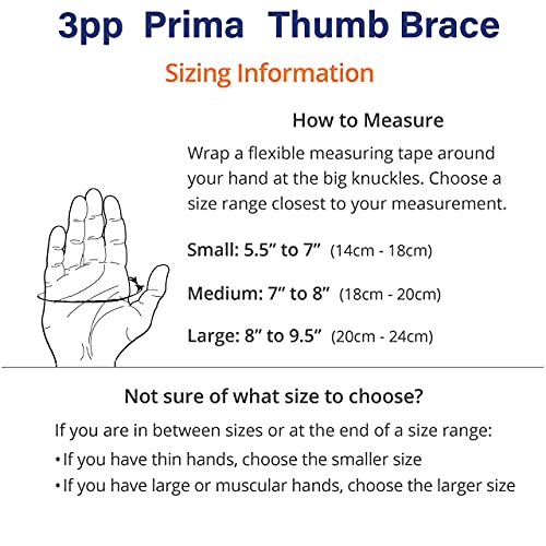 3-Point Products Prima Thumb Brace, Right Hand, Small