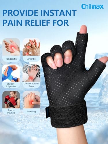 Hand ice Pack Glove for Arthritis Relief - Cold for Wrist Fingers Medium