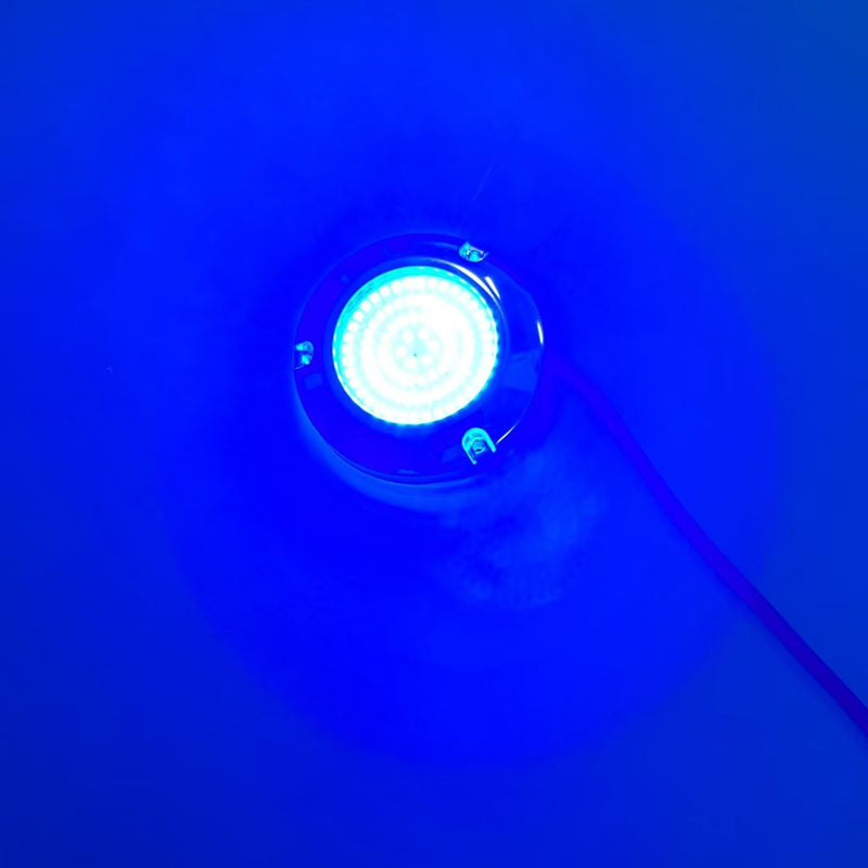90led Boat Marine Led Underwater Lights,Stainless Steel IP68 Waterproof Surface Mount, for Stern Interior Navigation Deck Courtesy Night Fishing Cruise Ships Yachts Boats Sailboat Pontoon Transom