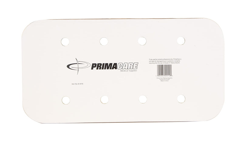 Primacare IS-5434 34" Padded Cardboard Splint Wrist Brace or Leg Support for Adults and Kids, Emergency First Aid Kit with Punch Holes, Radiolucent and MRI Compatible Cushioning Foam 34 Inches