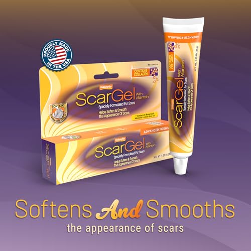 Natureplex Scar Gel 1.25 oz (2 Pack) – With Allantoin, Clinically Proven Formula for Old & New Scars – Reduces Appearance of Scars from Surgery, Burns, Acne, Injury & Stretch Marks