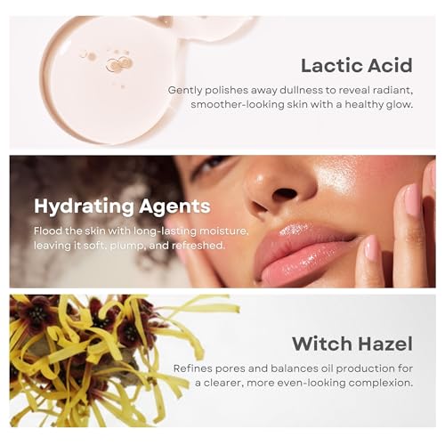 Clear Essence Anti Aging Toner Astringent with Alpha Hydroxy Acid, 8oz, Exfoliating Face Toner for Oily Skin, Acne Prone Skin, Pore Refining & Clarifying Toner for Women & Men, Hydrating Skin Care
