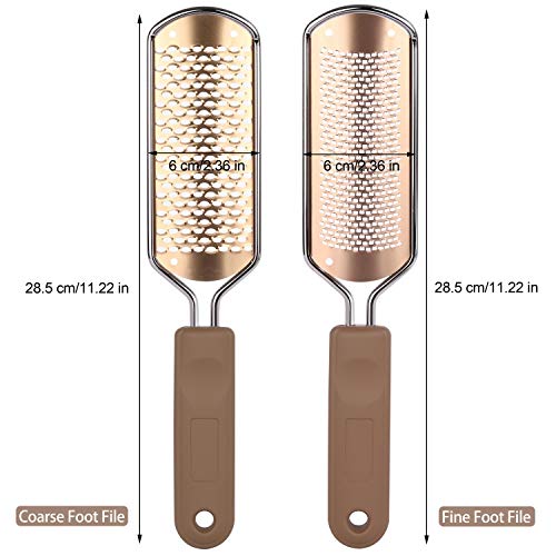 2 Pack Foot File Callus Remover Rasp Feet Scrubber for Dead Skin 2 Count (Pack of 1)