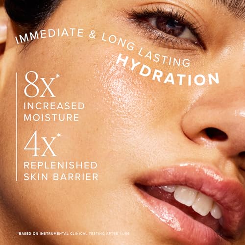 Farmacy Ceramide Face Moisturizer - Honey Halo Hydrating Facial Moisturizer for Dry Skin - Plumps, Soothes + Restores Skin with Potent Ceramides + Buckwheat Honey for a Dewy, Healthy Glow (25ml) 0.84 Ounce (Pack of 1)