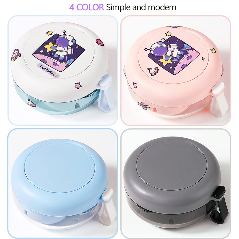 Denture cup, Definitely No-Leak Denture Bath Box for Traveling Perfectly, Denture Cup with Strainer & Mirror(White) White