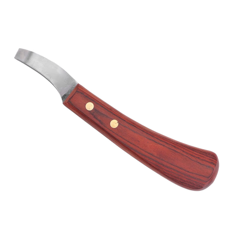 Hoof Knife for Horses, Hoof Knife, Double Edged Hoof Trimming Knife with Wooden Handle, Horse Farrier Tool - BeesActive Australia