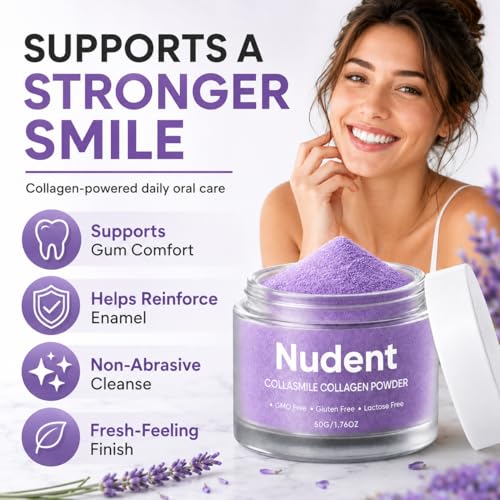 Collasmile Collagen Powder, Hydroxyapatite Gum, Smile Strengthening Collagen Powder, Strengthens Gums & Enamel, Gentle Formula for Gums, Improve Overall Gum Strength, Tooth Powder, 50g 1 Ounce (Pack of 1)