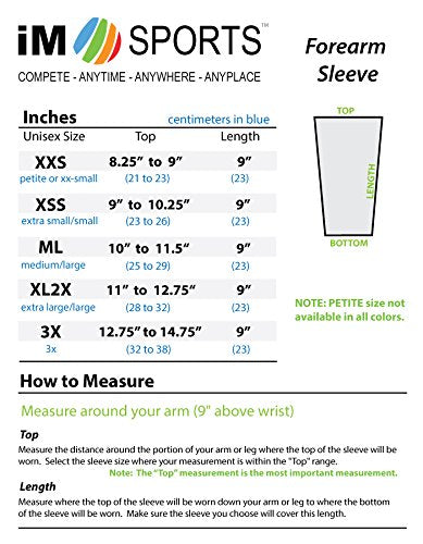 Skin Guards Skin Protection Forearm Sleeves - Made in USA - Pair X-Small-Small Light - BeesActive Australia