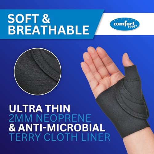 Comfort Cool CMC Thumb Brace - Black, Left Hand, Medium | NC79564