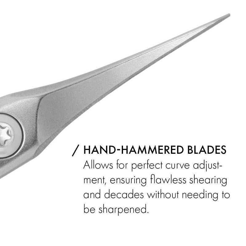 GERMANIKURE Professional Nail Cutter Scissors - FINOX Stainless Steel Nail Scissors - Curved for Nail Tips - Manicure Tools in Leather Case - Ethically Made in Solingen Germany - 4704 Leather Sleeve - BeesActive Australia