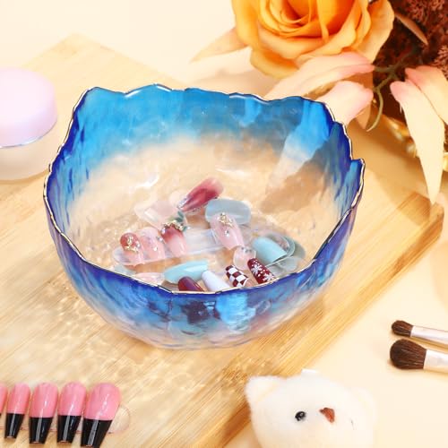 BESPORTBLE Nail Soaking Bowl Manicure Bowl for Gel Polish Removal and Cuticle Softening Nail Art Supplies for Home Diy Salon Use 5.00 X 5.00 X 2.04In 1 Pc