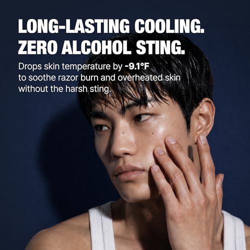Daily Weekly Coolasting Toner | Korean Cooling Face Toner for Men, Pore Refining & Oil Control, Aftershave Toner (8.45 fl oz/250ml)