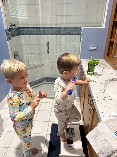 Kids Interactive Toothbrush, Babsy Build-A-Brush Starter Kit, Customizable Whimsical Wonder Theme, 9 Pieces with Spiral Core, 2 Brush Heads, 6 Fun Interchangeable Character Bits