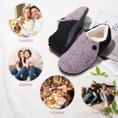 ERGOfoot Orthopedic Slippers with Arch Support for Women Men 7 Women/6 Men Pink