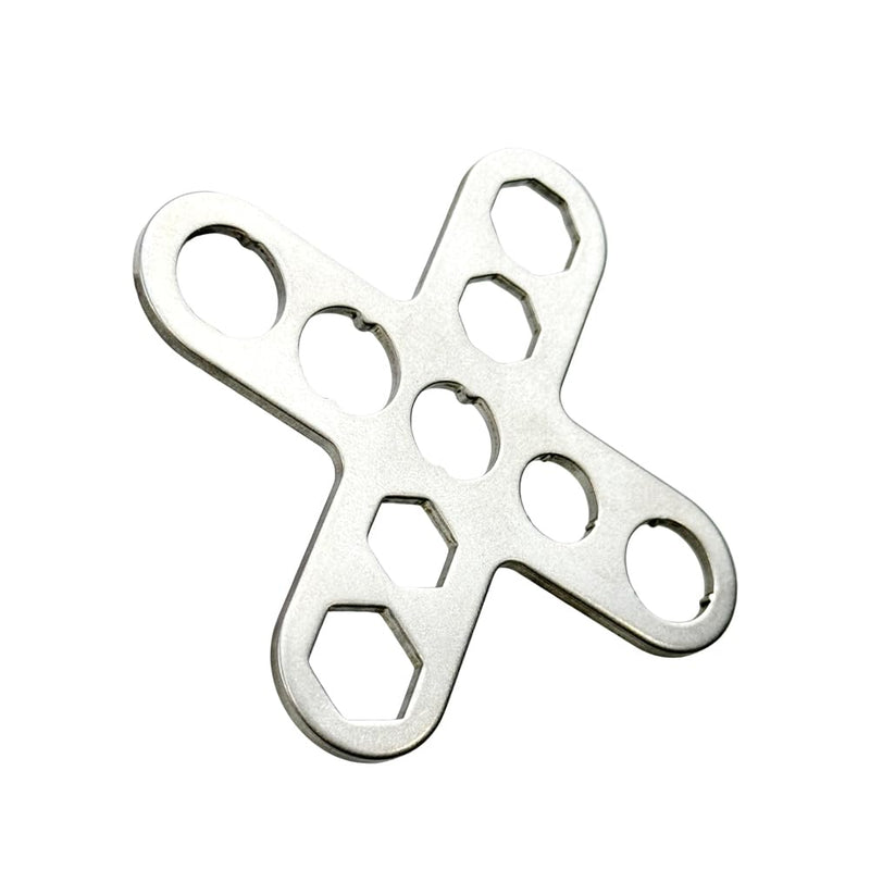 Dental Turbine Handpiece Wrench, Dental Remove Back Cover Wrench for Dental Turbine Handpiece Implant Motor Spanner Tool Cartridge Rotor Repair Tool (C Style) C Style