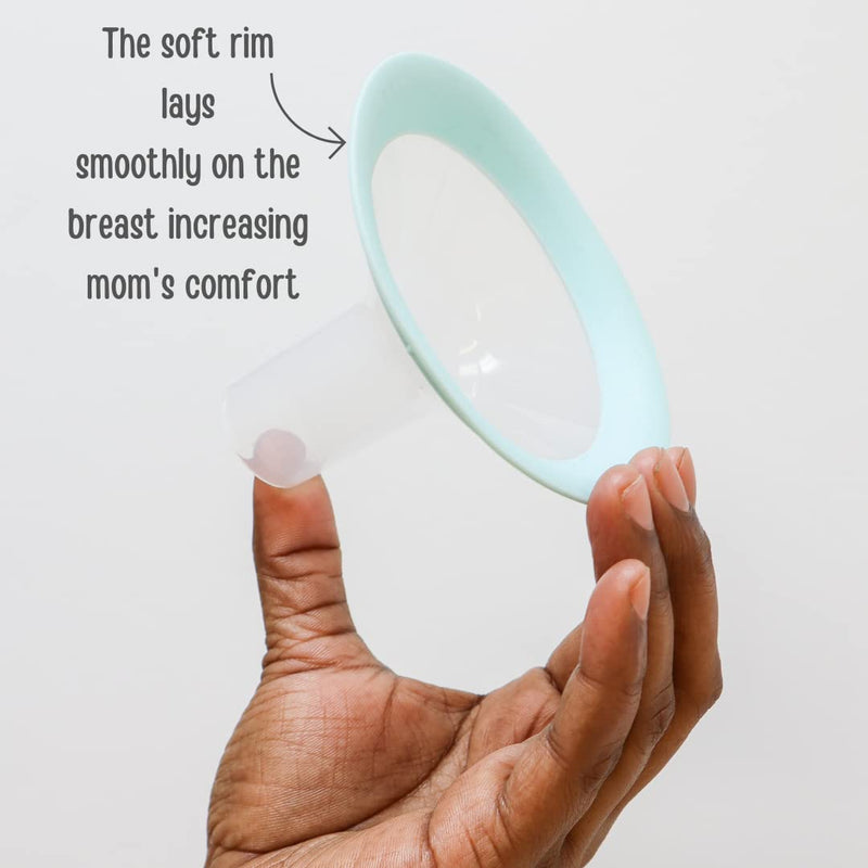 Zomee Flex Breast Nipple Shield Latch Assistance Inverted or Flat- Comfortable & Soft for Easy Pumping Use for Z1 Z2 Breast Pump (28 mm) 2 Pack 28mm - BeesActive Australia