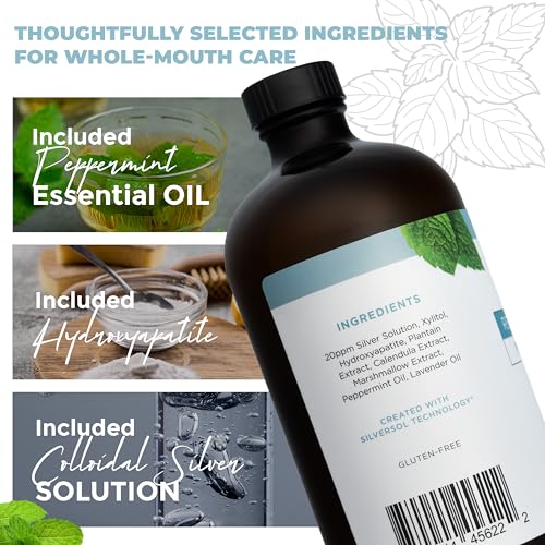 Remineralizing & Whitening Bundle, Hydroxyapatite Tooth Powder & Mouthwash