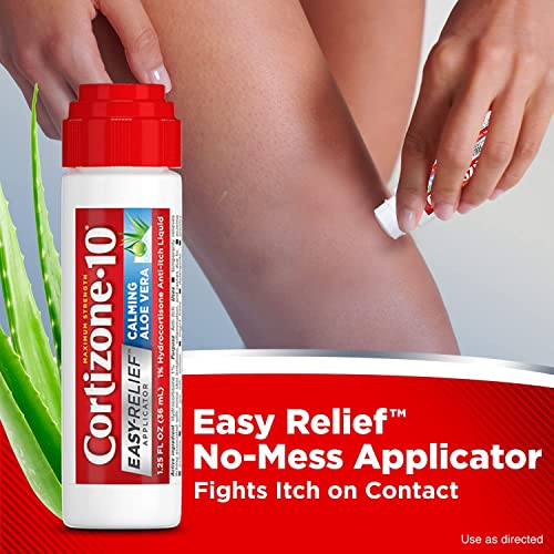 Cortizone-10 Easy Relief Applicator Anti-Itch Liquid 1.25 oz 1.25 Fl Oz (Pack of 1)