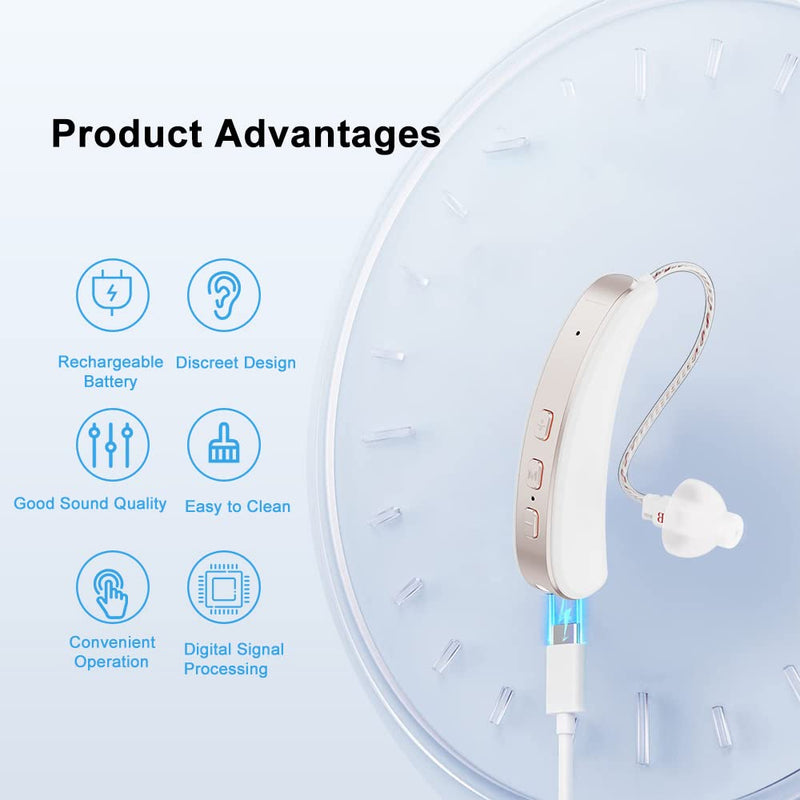 Rechargeable Hearing Aids for Seniors16 Channel