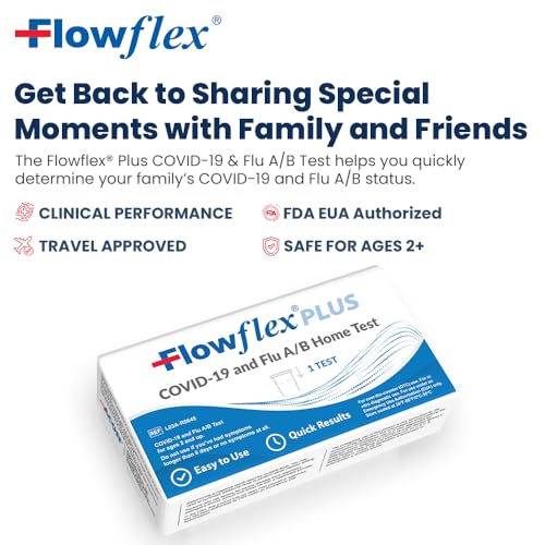 Flowflex COVID & Flu Home Test (2 Tests) 1 Pack, 2 Tests