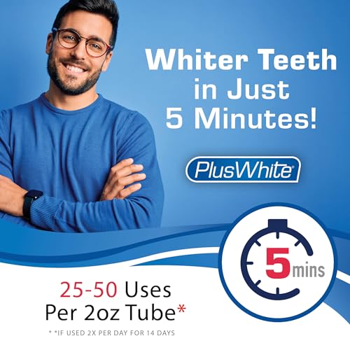 Plus White Speed Whitening Gel - Works in 5 Minutes - Professional Teeth Whitening w/Dentist Approved Ingredient (Pack of 3) 2 Ounce (Pack of 3)