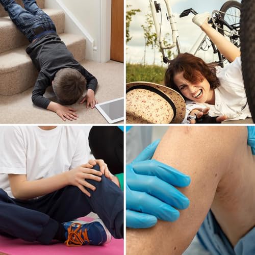 Wound Closure Strips 5Pcs Emergency Laceration Closures Butterfly Stitches Sutures Bandaids Zip Stitch Without Stitches for Hiking Camping Survival Outdoor 0.6in X 3.1in