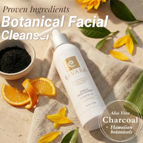 Organic Face Wash - Anti-Aging, Hydrating, Gentle Daily Cleanser for Women and Men with Coconut Oil, Aloe Vera, Activated Charcoal, and Vitamin C and E 1 Pack