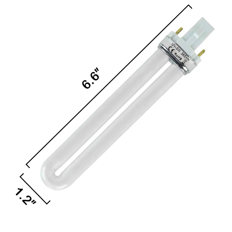 21050 Replacement Bulbs for DynaTrap | 9W Bulbs for Models DT3009, DT3019 and DT3039-2 Pack 2 Count (Pack of 1) - PawsPlanet Australia